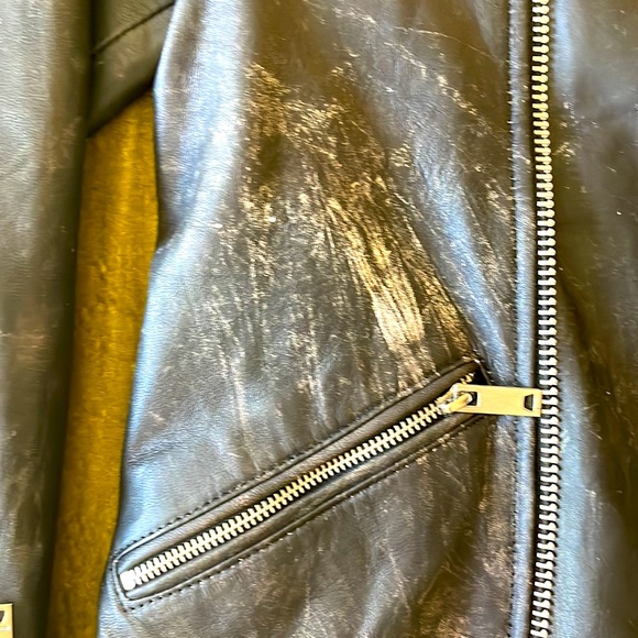 KOLLAR Distressed Leather Jacket! - Picture 4 of 12